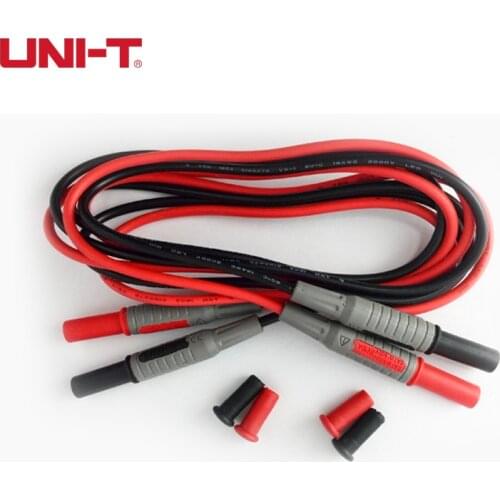 UNI-T UT-L06 Dual Head Connecting Wire Double Insulated Banana Plug with Security Mask and Normal Diameter Multi Occasion Use