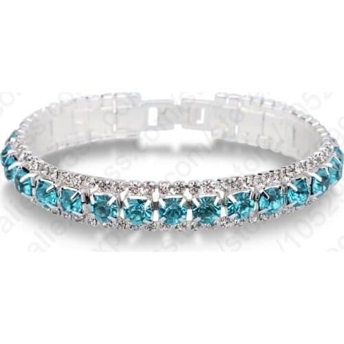 New Arrival 925 Sterling Silver Wholesale Jewelry Rhinestone Cubic Zircon Bracelet Women Wedding Gifts
