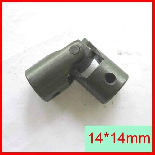 5pcs/lot 14 x 14mm Diameter Steering Universal Joint Motor Coupling Screw.14mm to 14mm cardan joint