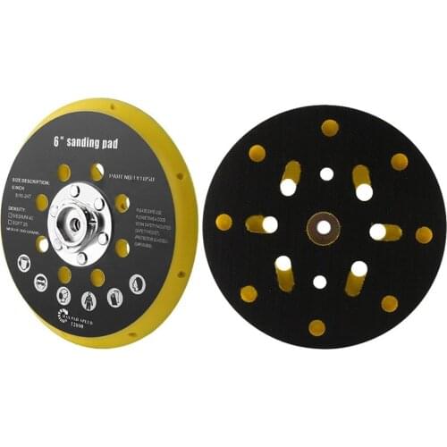 6 Inch 150mm 17 Holes Sander Backing Pad For Makita BO6030 BO6040 For Festool RO1 ES150 ET2 ES / ETS 150 Grinding Sanding