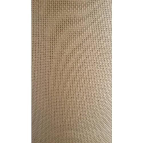 9TH 100% cotton 14CT 16CT 18CT embroidery cross stitch Aida canvas fabric linen color, mushroom light mocha brown natural color