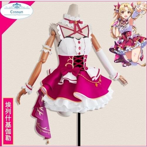 Anime!Fate/Grand Order FGO Ereshkigal Sweet Lovely Dress Uniform Cosplay Costume Halloween Party Role Play Outfit Women 2021 NEW