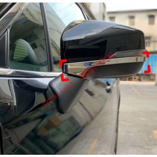 ABS Chrome Car Accessories Side Mirror Trim Rear View Molding Below For Subaru Forester SK 2018 2019