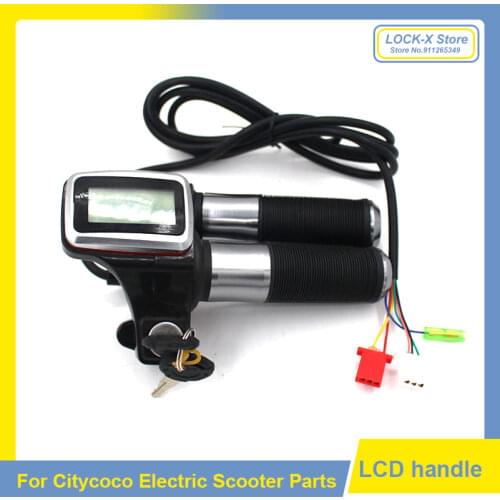 Free Shipping LCD Switch Handle Display Switch Handle Gear High And Low Speed Night Light 60V For Citycoco Modified Accessories