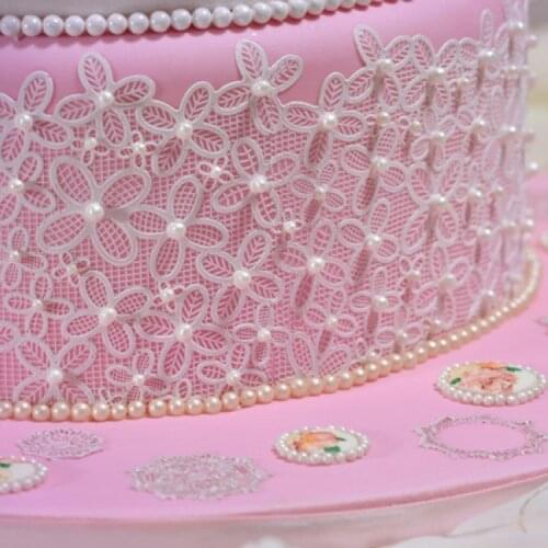 Flowers Silicone Lace Mat Fondant Mould Cake Decorating Tool Chocolate, Gumpastes Mold, Sugarcraft, Kitchen Accessories K500