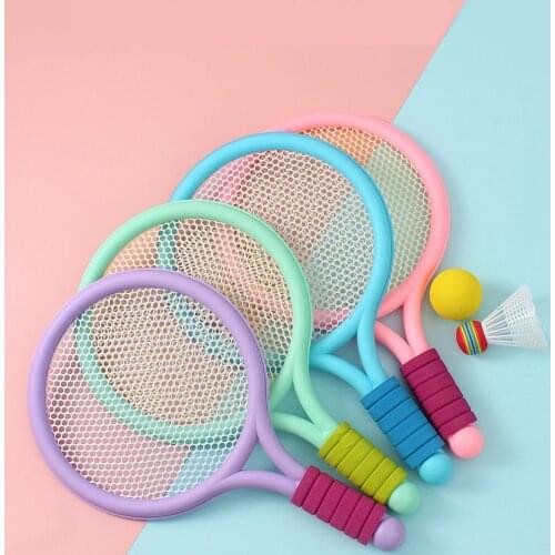 Kids Tennis Racquet Set Funny Tennis With Balls For Home Garden Beach Outdoor Children School Training Sport