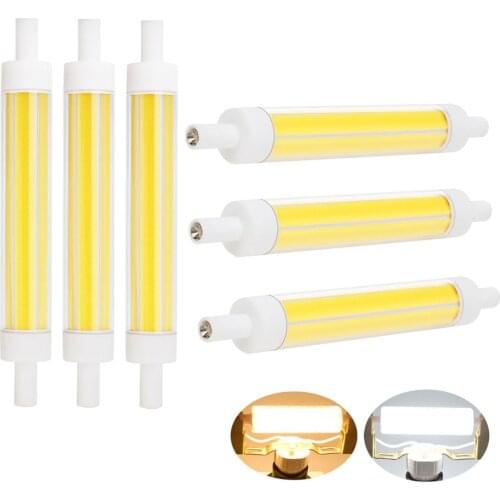 Dimmable LED Bulb R7S J118 COB LED Lamp 15W 118mm Corn Light Energy Saving Replace 100W Halogen Light Lampada Floodlight