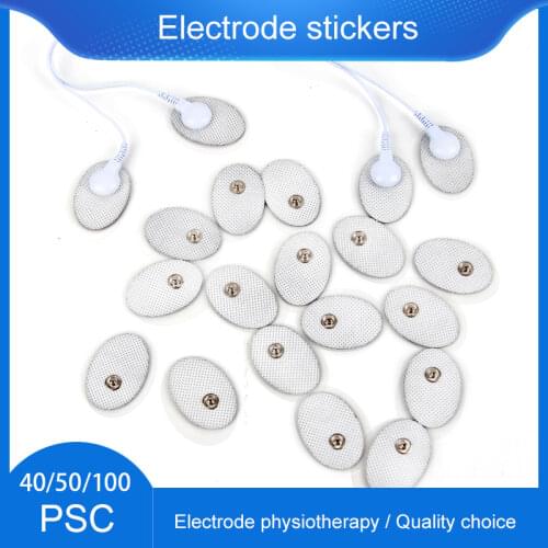 30 / 40/50pcs Electrode Pads Conductive Gel Pad or Tens Therapeutic PulseAcupuncture Adhesive Gel Massager sticker Slimming