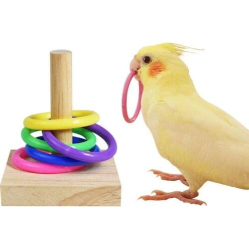 Bird Toys Bird Trick Tabletop Toys for Education Play Gym Playground Activity Parrot Obstacle Course