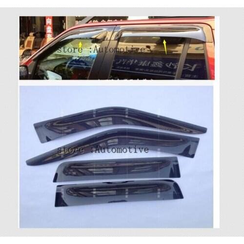 Window Visor Vent Shades Sun Rain Guard 4pcs For Land Rover Freelander 2 2007-2015 Car Styling accessories