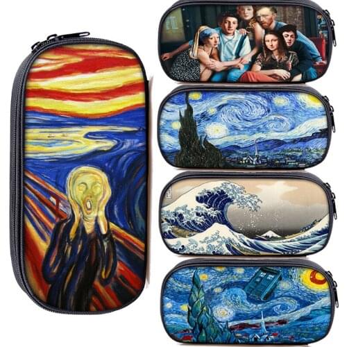 Multifunction Starry Night Galaxy Pen Bag Boys Girls Pencil Case Fashion Makeup Case High Quality Pen Case Kids Pencil Holder