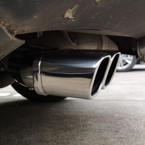 Car Muffler End Pipe Stainless Steel Exhaust Tips for Nissan Qashqai 2008 2009 2010 2011 2012 2013 2014 2015 2016 2017 2018 2019