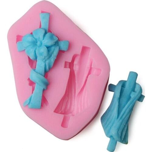 New Arrived 3D Silicone Cake Mold Cross Modeling Cake Decoration Mold For Baking Ware , Kitchenware, Soap, Chocolate Mold
