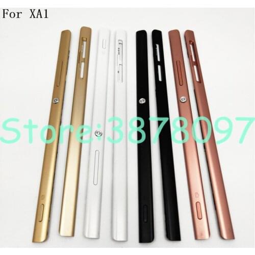 Original New For Sony Xperia XA1 G3116 G3115 G3112 Middle Frame Bezel Housing Side Rail Stripe with Side Buttons