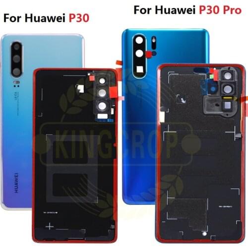 Original Back Housing For HUAWEI P30 Pro Back Cover Glass Battery with Camera Lens Replacement For Huawei P30 Back Battery Cover