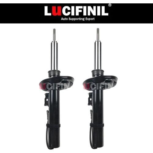 LuCIFINIL Pair For Cadillac XTS W/ Electric Front Suspension Shock Sturt 19300063 22906209