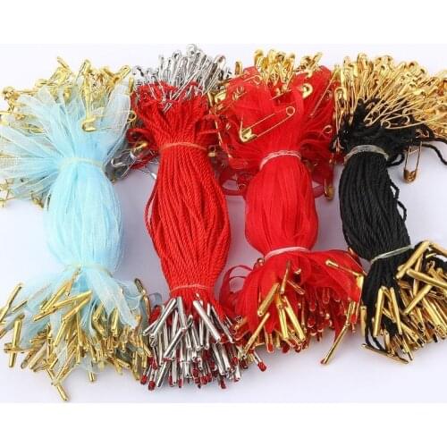 Pin Tag Rope Ribbon Lace Ribbon Pin Tag Thread 1000pcs/bag Various Colors