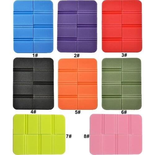 Camping Cushion Seat Foldable Ultralight XPE Foam Sitting Pads Waterproof Folding Portable Mat for Picnic Hiking Travel