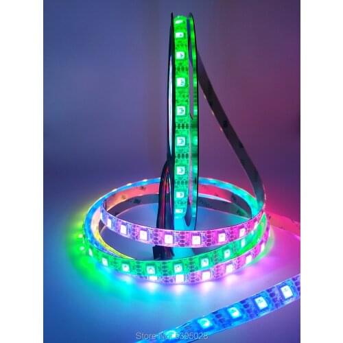 WS2815 Led Strip Dual-Signa Lindependent IC Built-in Driver Chip SMD5050 Led Strip Lamp Programming DC12V 30/60/144leds/m