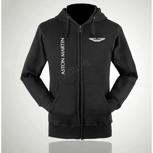 Winter Autumn New Fashion Color Aston Martin Hoodies sweatshirt Man Women zipper coat Tracksuit