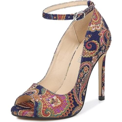 Women High Heels Pumps Sandals Fashion Summer Shoes Woman Sexy Ladies Increased Stiletto Super Peep Toe Shoes dw4