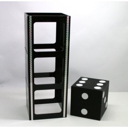 Ultra Dice Penetration Stage Magic Tricks Illusions Mentalism Street Amazing Block VISIBLY Penetrate Steel Magia Gimmick Show