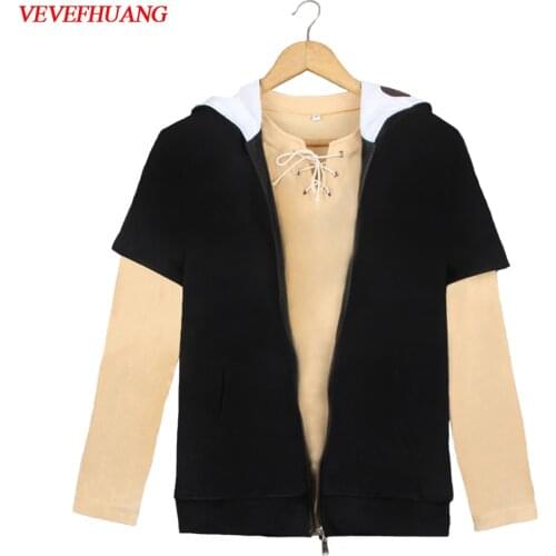 VEVEFHUANG Animal Kagerou Project MekakuCity Actors Kano Hoodie T-shirt Cosplay Unisex Fashion Heat Haze Project Cosplay Costume