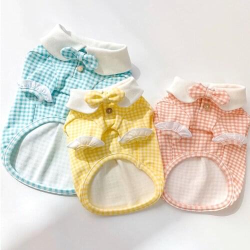 Small Dog Shirt Summer Dog Clothes Cat Costumes Puppy Outfit Apparel Yorkies Pomeranian Bichon Frise Poodle Schnauzer Clothing