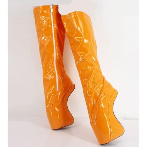 7.09in High Height Womens Sexy Party Boots Hoof Heels Knee-High Boots US Size 6-14 No.MT1826