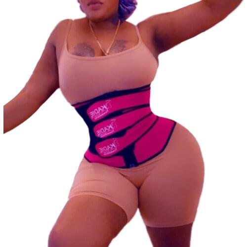 YAGIMI Women Colombian Girdles Waist Trainer Sweat Belt Sauna Suit Lose Weight Slimming Corset Trimmer Sheath Shapewear Fajas
