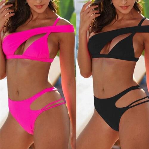 Women Bikini Cross 2021 Sexy Bikini High Waist Bikini Set Swimsuit Women Bikini Bathing Suit Women