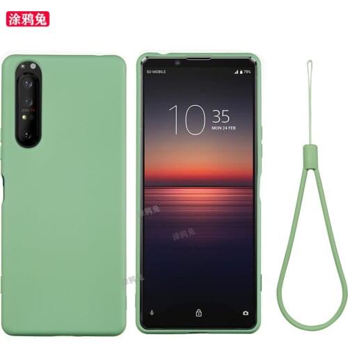 Liquid Silicone Case For Sony Xperia 10 II Case Soft Gel Rubber Protective Cover For Sony Xperia 5 II Case