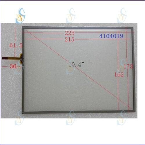 ZhiYuSun 2PCS/Lot 10.4 Inch 225mm*173mm Touch Screen compatible 4104019 for Industrial control display screen 225*173