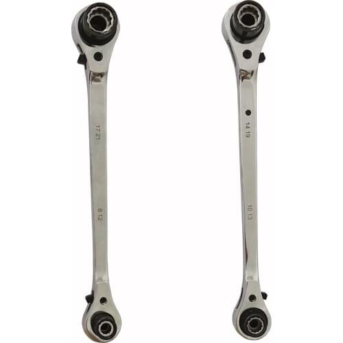 1PC 8 in1 Double-Headed Ratchet Wrench 8-21mm Multi-Function Box End Wrench Multi-Purpose Car Repair Tool