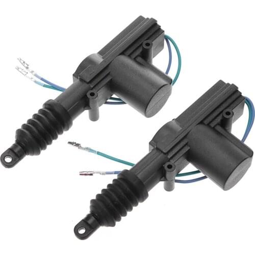 2Pc 360 Degree Rotation Car Auto Remote Central Lock Alarm Security Kit 2 Door Bracket Locking Power Keyless Entry System