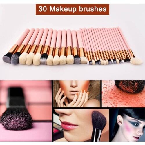 30pcs Makeup Brushes Set Highlights Eye Shadow Eyebrow Powder Cosmetic Tools Kit make up brush set