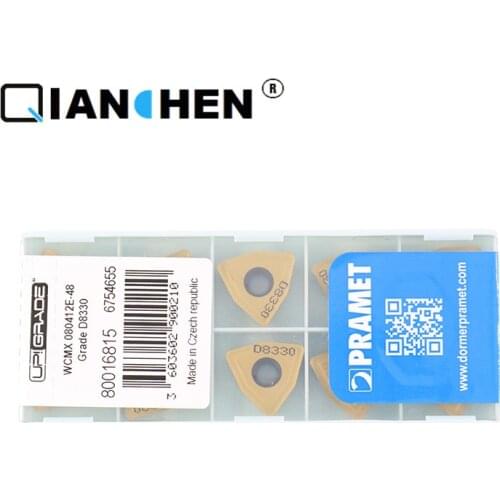 Authentic original PRAMET WCMX 080412E-48 D8330 CNC Triangle U drill Insert Ten Pieces of a Box
