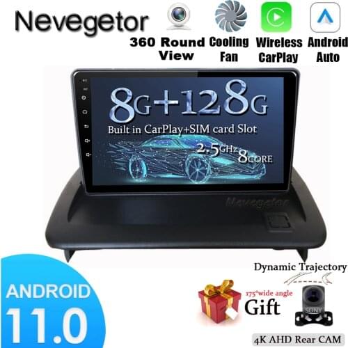 6G+128GB Android 11 Car Multimedia Player For VOLVO C30 S40 C70 2006-2012 GPS Navi Radio navi stereo IPS Touch screen head unit