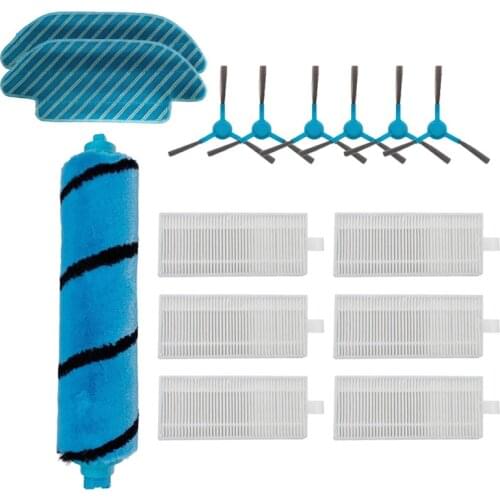 Side Brush HEPA Filter Roll brush mop cloths for Cecotec Conga 4090 series Vacuum Cleaner Parts Cleaning Mop Pad Accessories