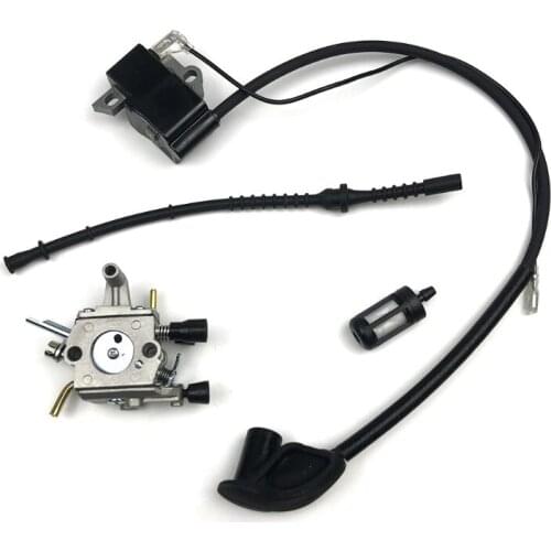 Carburetor Ignition Coil Fuel Filter Line Kit for FS120 FS250 FS200 Trimmer Part