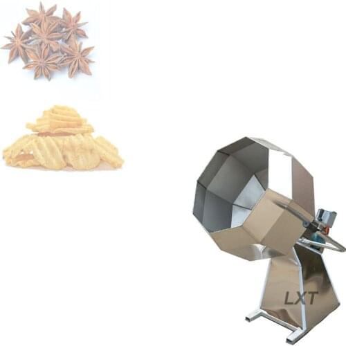 Small Octagonal Mixer Flavor Blender Commercial Stainless Steel Seasoning Machine Octagon Spice Seasoning Barrel