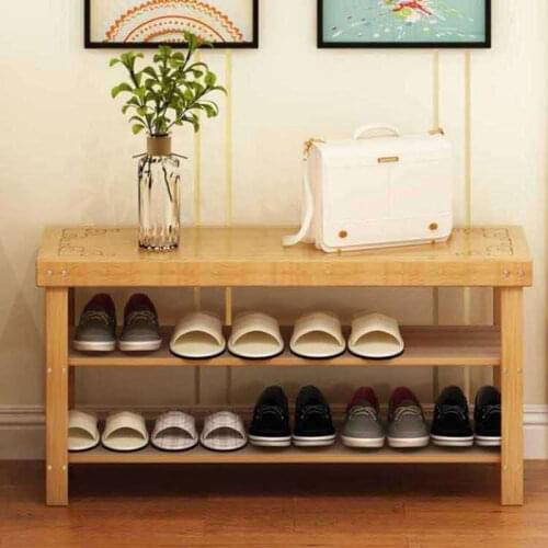 Living room furniture Shoerack Multi-layer Home furniture economicaldustproof simple household storage shelfbamboo shoe cabine