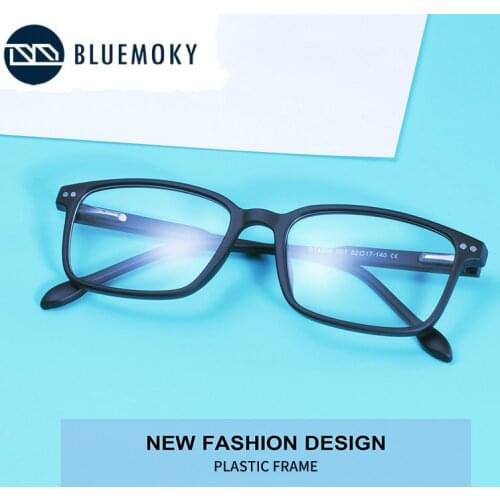 BLUEMOKY Square Anti Blue Light Glasses Men Computer Gaming Goggles Spectacles Eyewear Frame Women Anti Blue Ray Eyeglasses