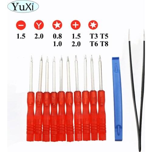 YuXi 12 in 1 Mobile Phone / Game Repair Tools Kit Screwdriver Set For PS4 for Xbox one/360 for Nintend Switch Repair Tool kit