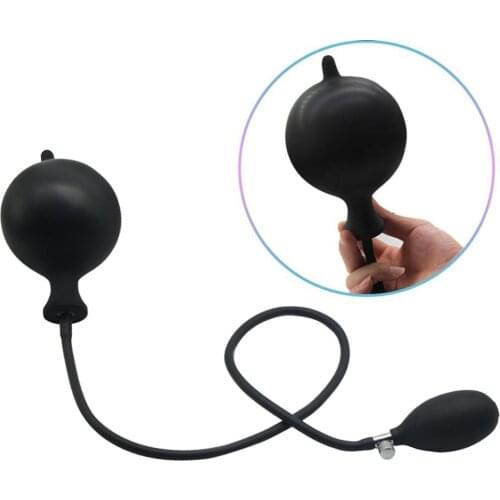 EXVOID Inflatable Anal Plug Prostate Massage Silicone Sex Toys for Women Men Expandable Butt Plug Anal Dilator With Pump