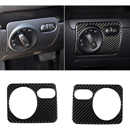 Car Headlight Switch Control Frame Sticker for VW Golf 6 R MK6 Scirocco 09-16