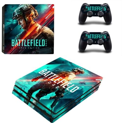 Battlefield 2042 PS4 Pro Stickers Play station 4 Skin Sticker Decals For PlayStation 4 PS4 Pro Console & Controller Skins