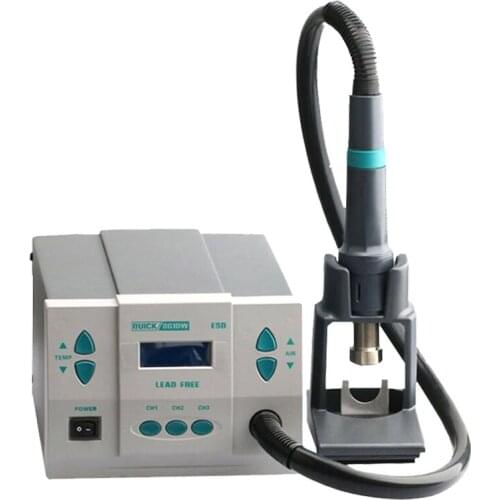 Original QUICK 861DW hot air gun 220 / 110V lead-free hot air soldering station microcomputer temperature rework station