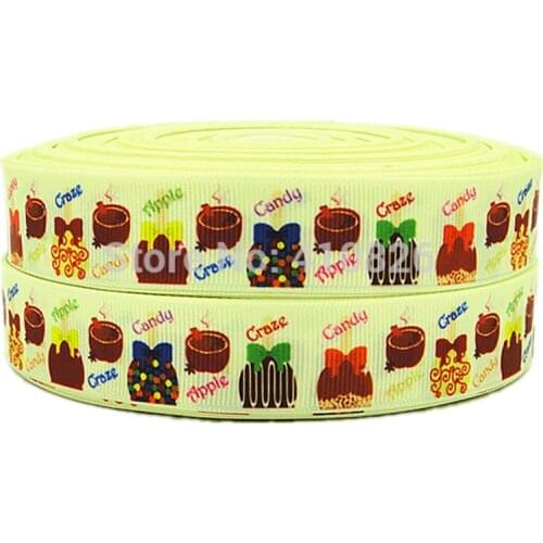 Q&N ribbon 7/8inch 22mm 140917028 Sweet Style Bows Pattern printing grosgrain ribbon 50yds/roll free shipping