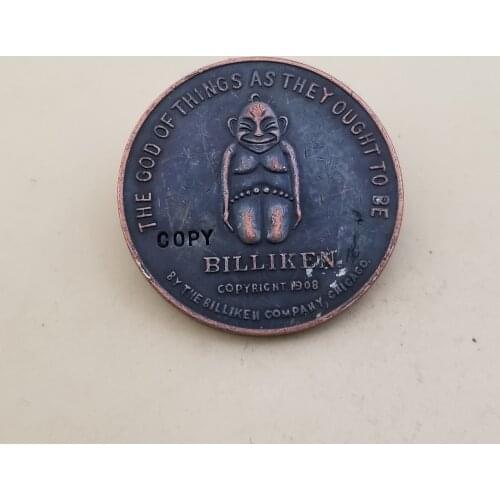 United States - Advertising Tokens) Billiken good luck token commemorative coins copy coins medal-replica coins collectibles